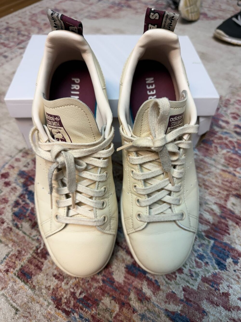 Adidas Originals Stan Smith Wonder White Women's Sneakers Size 7- In Great Shape